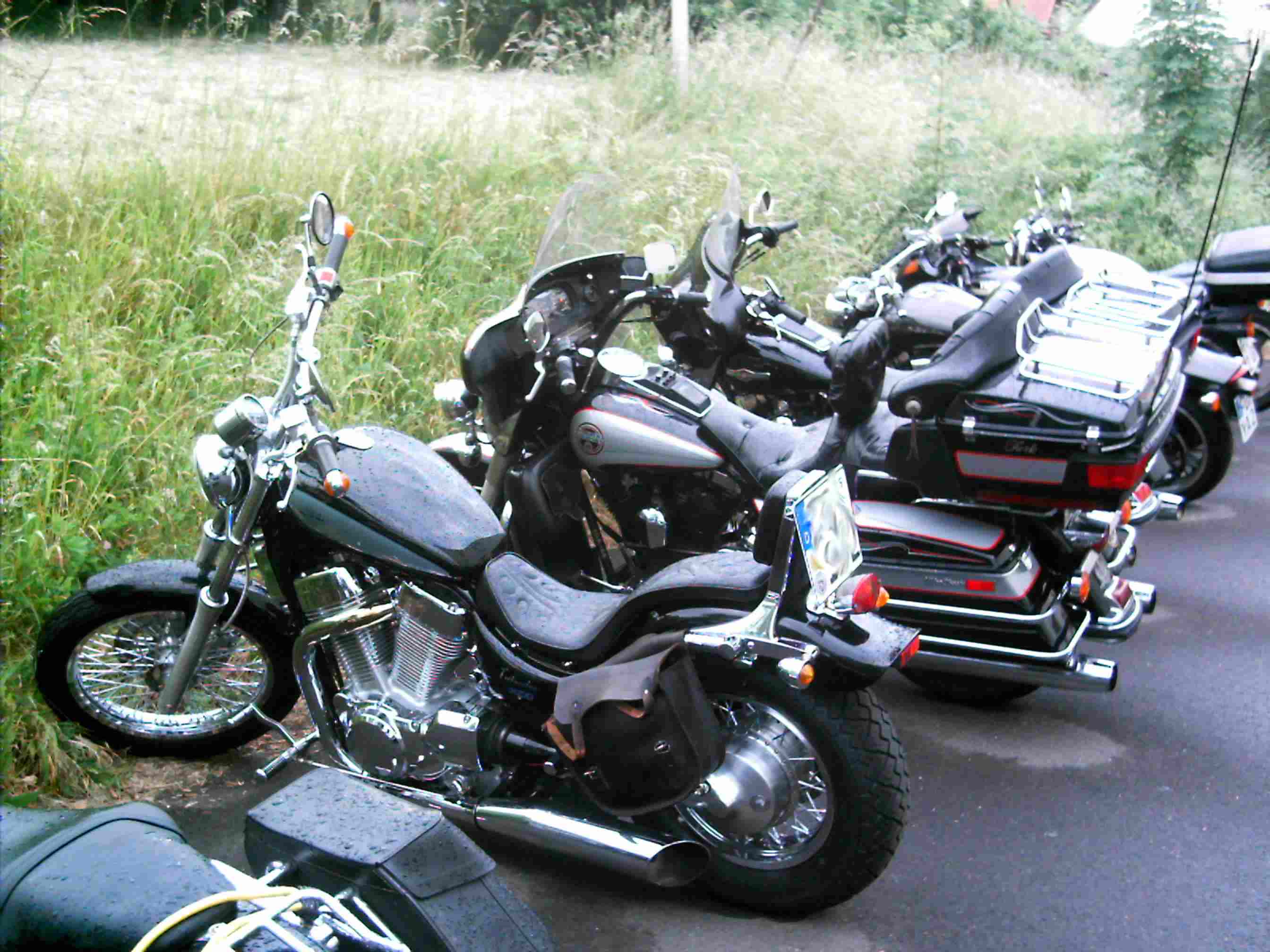 Motorräder Sonne Würgau Franken